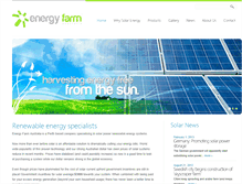 Tablet Screenshot of energyfarm.com.au